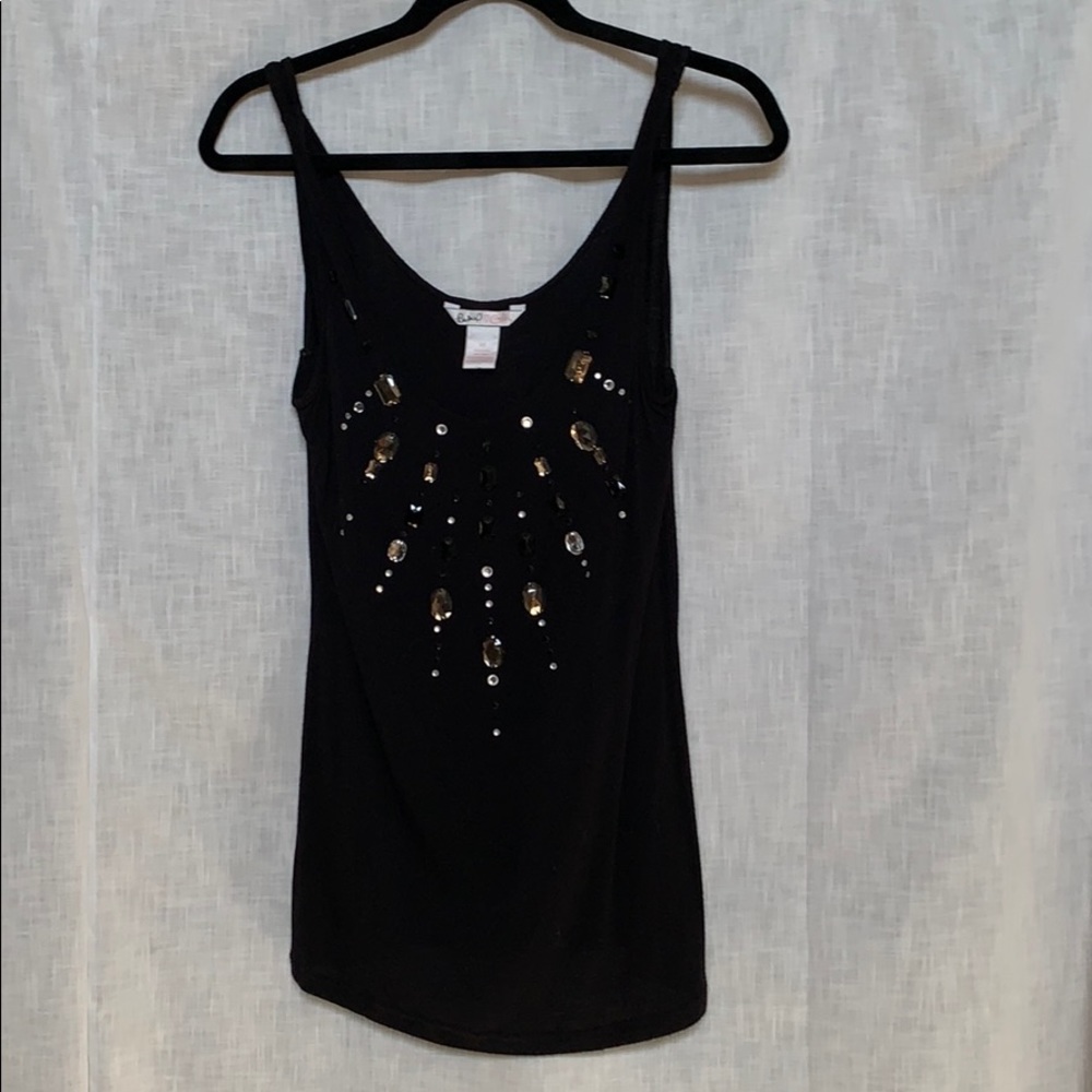 Black Jeweled Tank Top Candies